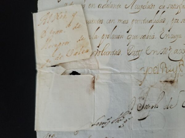 Royalty Letter King Charles II Spain Signed Antique Spanish Royal Seal Document - Image 3