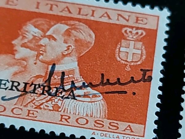 King Umberto II Signed Queen Marie-José of Belgium Autograph Italy Royalty Stamp - Image 6