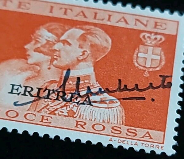 King Umberto II Signed Queen Marie-José of Belgium Autograph Italy Royalty Stamp - Image 7