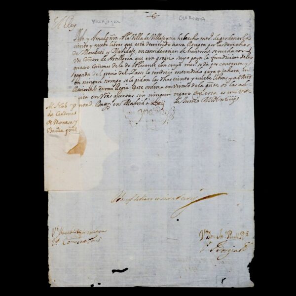 1693 King Charles II Spain Signed Document Royal Manuscript Autograph Royalty ES