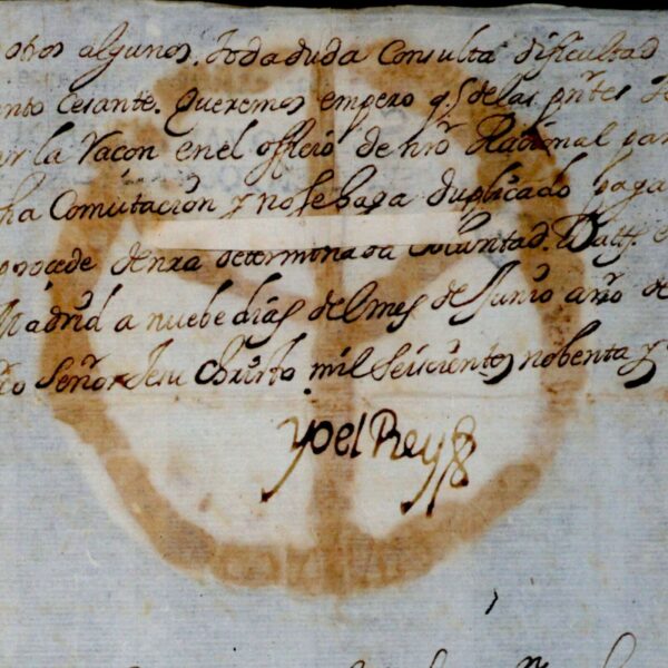 1692 King Charles II Spain Signed Document Royal Manuscript Autograph Royalty ES - Image 2