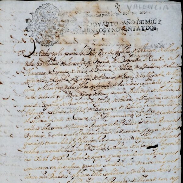 1692 King Charles II Spain Signed Document Royal Manuscript Autograph Royalty ES - Image 5