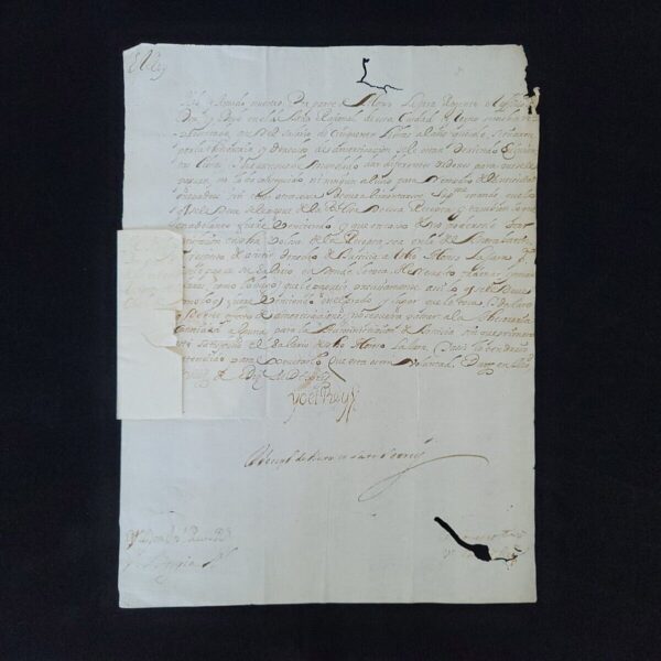 Spanish Royalty King Charles II Spain Signed Antique Royal Seal Letter Document