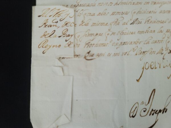 Spain Royalty Letter King Charles II Signed Antique Spanish Royal Seal Document - Image 3