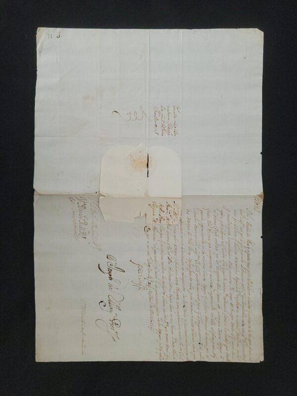 Spain Royalty Letter King Charles II Signed Antique Spanish Royal Seal Document - Image 10