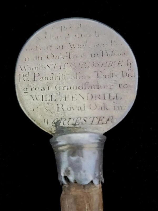 Charles II Silver Coin King England Royal Oak Richard Penderel Pendrill Royalty