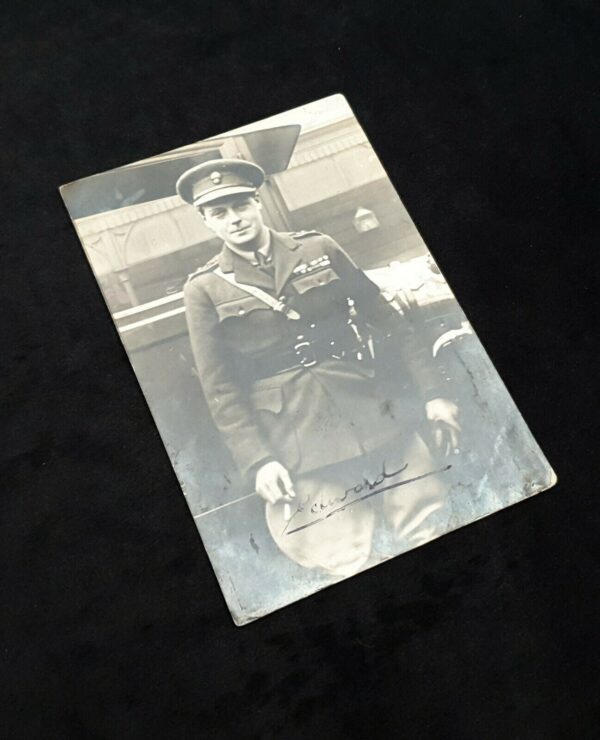 Rare WWI 1918 King Edward VIII Duke of Windsor Signed Royal Photograph Photo UK - Image 2