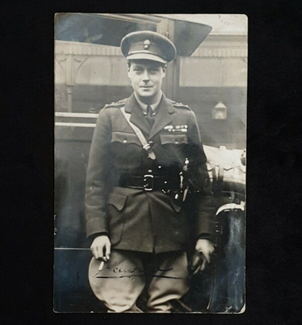 Rare WWI 1918 King Edward VIII Duke of Windsor Signed Royal Photograph Photo UK - Image 7