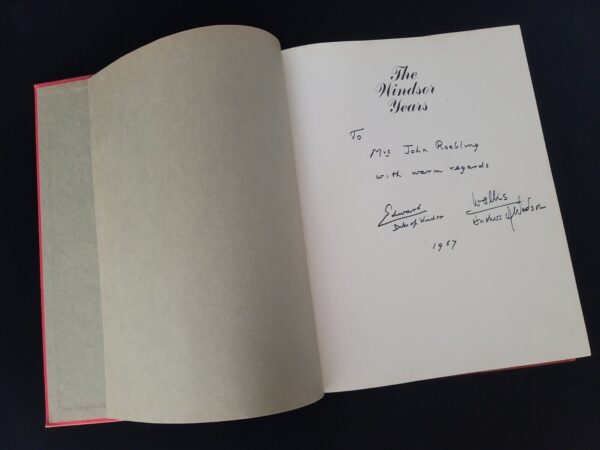 King Edward VIII Signed Book Royalty Duchess Wallis Simpson The Windsor Years UK - Image 7