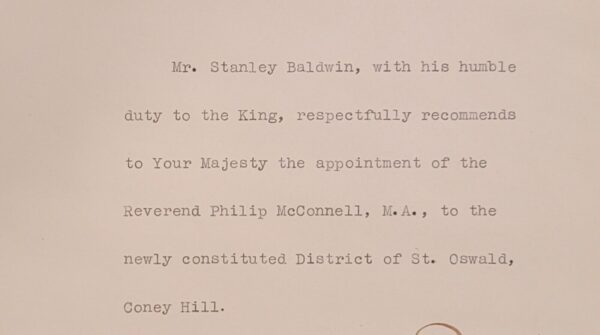 1936 King Edward VIII Signed Royal Letter Prime Minister Stanley Baldwin Royalty - Image 9