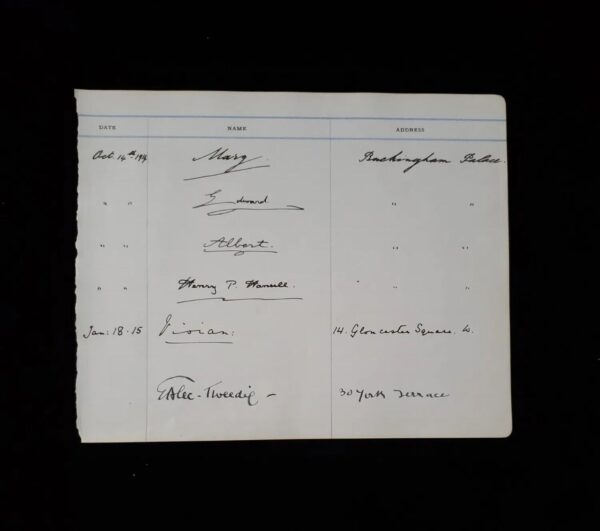 King Edward VIII George VI Princess Victoria Signed Royal Presentation Document - Image 12