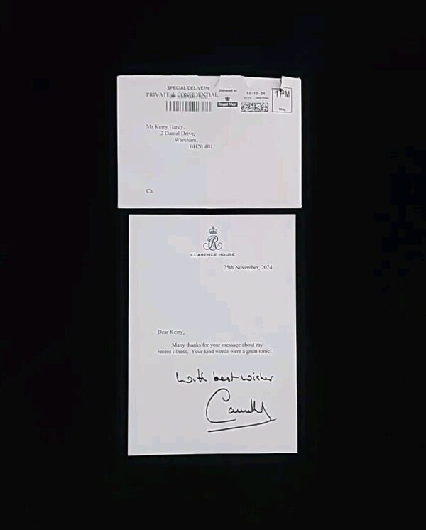 Rare Queen Camilla Parker Bowles Signed Royal Letter Document Royalty Autograph - Image 3