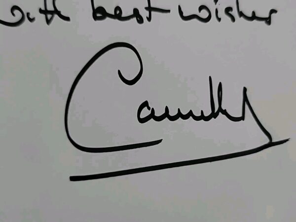 Rare Queen Camilla Parker Bowles Signed Royal Letter Document Royalty Autograph - Image 11