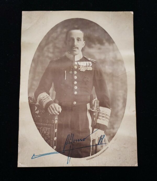 1886 King of Spain Alfonso XIII Signed Autographed Royal Photo Spanish Royalty - Image 12