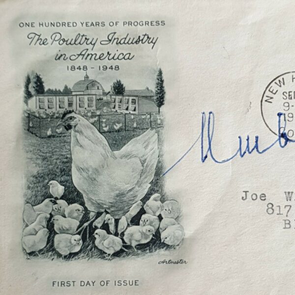 King Umberto II Autograph Signed Royalty First Day Cover Envelope Italy Savoy IT - Image 8