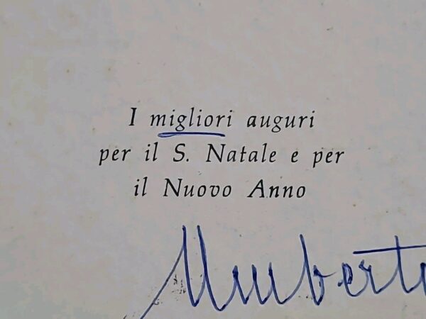 1972 King of Italy Umberto II Signed Christmas Card Italian Royalty Autograph IT - Image 15