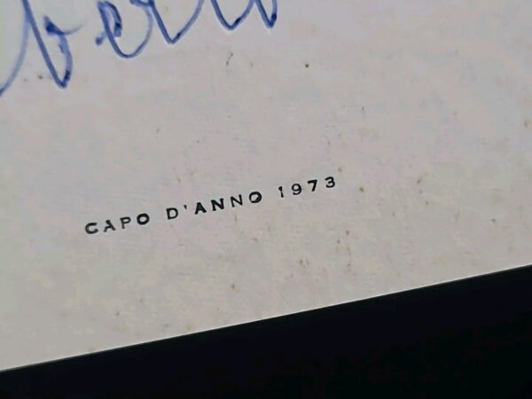 1972 King of Italy Umberto II Signed Christmas Card Italian Royalty Autograph IT - Image 19