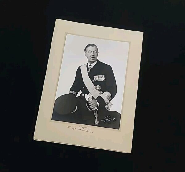 Prince Bertil of Sweden Signed Royalty Autograph Royal Presentation Photograph - Image 2