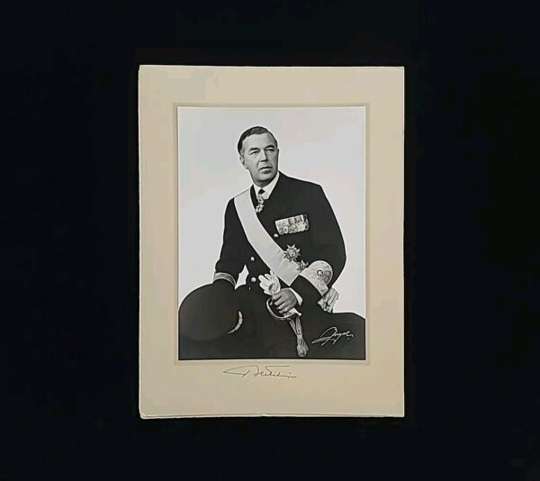 Prince Bertil of Sweden Signed Royalty Autograph Royal Presentation Photograph - Image 4