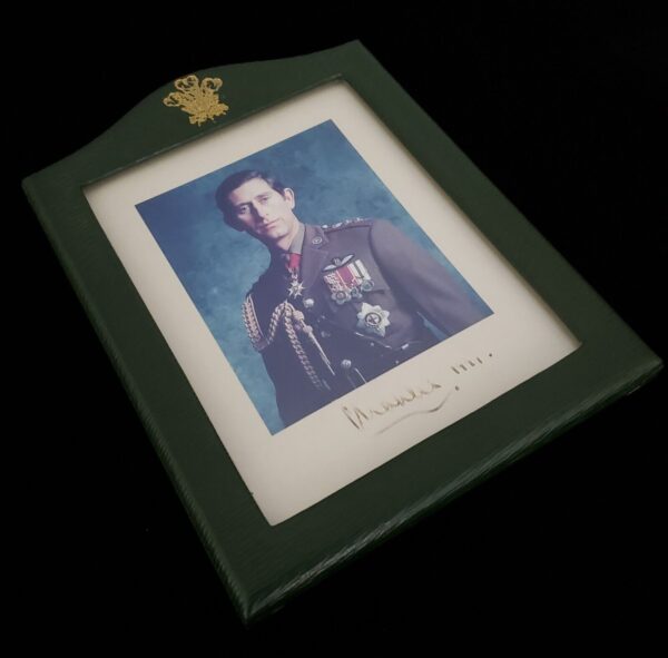 King Charles III Signed Royal Presentation Photo Prince Wales Cipher Royalty UK - Image 4