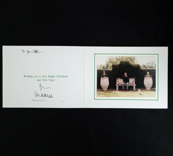 King Charles III Prince of Wales Hand Signed Royal Card Royalty Document Cipher