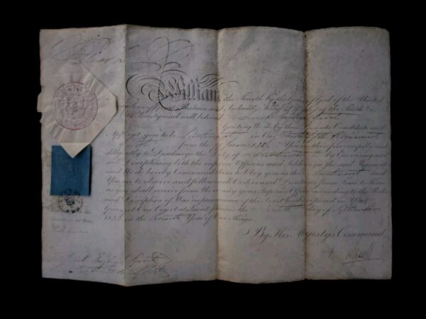 King William IV Signed Royalty Document Prime Minister John Russell Autograph UK - Image 8