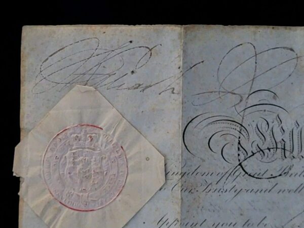 King William IV Signed Royalty Document Prime Minister John Russell Autograph UK - Image 14