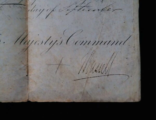 King William IV Signed Royalty Document Prime Minister John Russell Autograph UK - Image 23