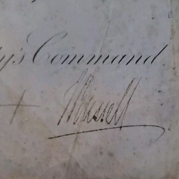 King William IV Signed Royalty Document Prime Minister John Russell Autograph UK - Image 24