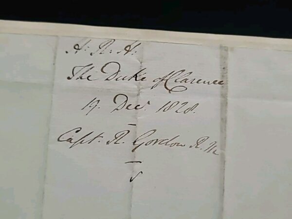 1828 Duke Clarence William IV Signed Letter British Royalty Manuscript England - Image 19