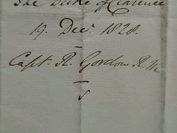 1828 Duke Clarence William IV Signed Letter British Royalty Manuscript England - Image 24