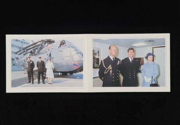 Queen Elizabeth II Signed Autograph Prince Andrew Royal Card British Royalty UK - Image 2