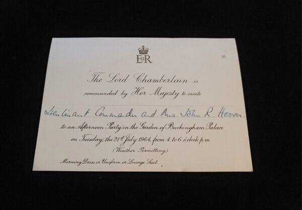 1964 Queen Elizabeth II Buckingham Palace Royal Invitation Party British Royalty - Image 4