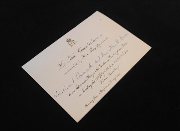 1964 Queen Elizabeth II Buckingham Palace Royal Invitation Party British Royalty - Image 5