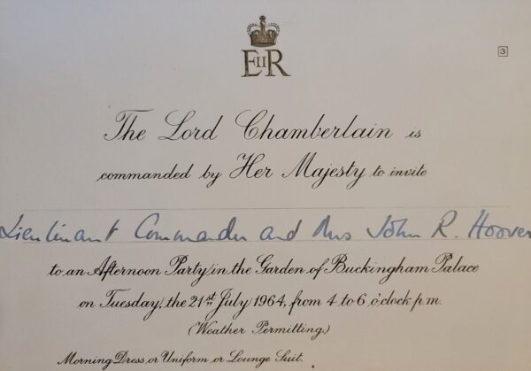 1964 Queen Elizabeth II Buckingham Palace Royal Invitation Party British Royalty - Image 8