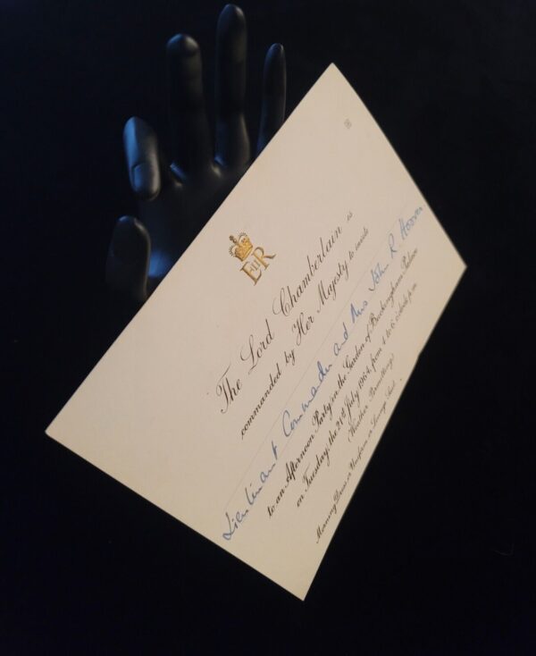 1964 Queen Elizabeth II Buckingham Palace Royal Invitation Party British Royalty - Image 20