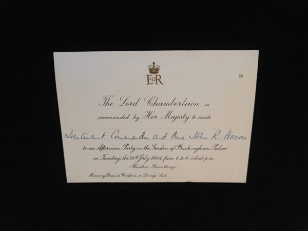 1964 Queen Elizabeth II Buckingham Palace Royal Invitation Party British Royalty - Image 23