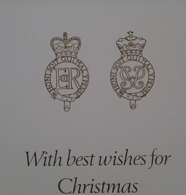 1994 Queen Elizabeth II Signed Christmas Card Royal Autograph British Royalty UK - Image 16