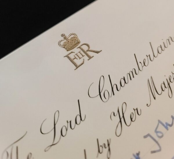 1961 Queen Elizabeth II Royal Buckingham Palace Invitation Party British Royalty - Image 6