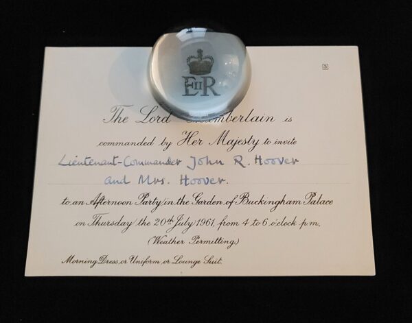 1961 Queen Elizabeth II Royal Buckingham Palace Invitation Party British Royalty - Image 13