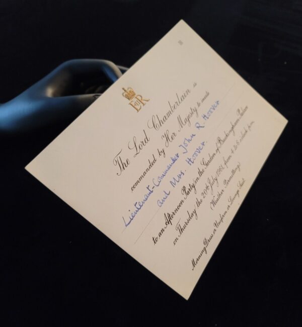 1961 Queen Elizabeth II Royal Buckingham Palace Invitation Party British Royalty - Image 18