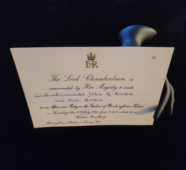 1961 Queen Elizabeth II Royal Buckingham Palace Invitation Party British Royalty - Image 23