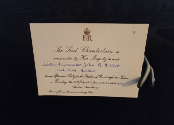 1961 Queen Elizabeth II Royal Buckingham Palace Invitation Party British Royalty - Image 24