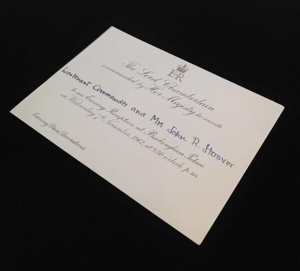 Queen Elizabeth II Invitation Royal Buckingham Palace British Royalty England UK - Image 5