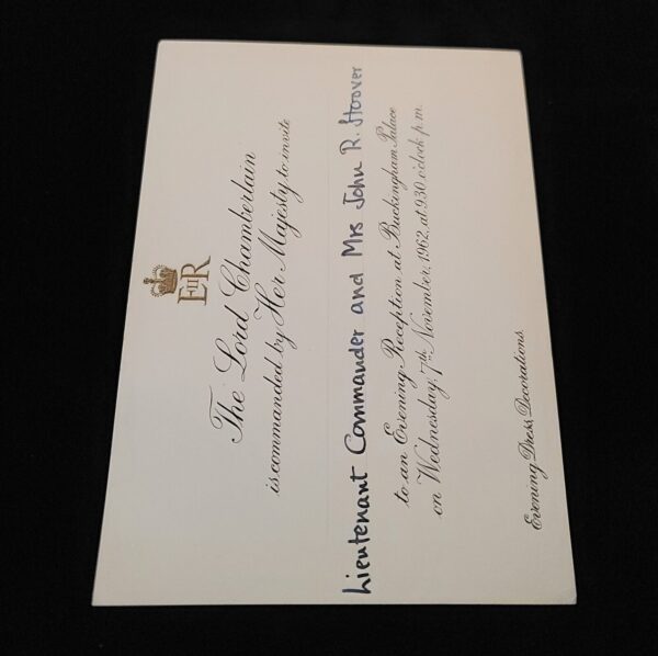 Queen Elizabeth II Invitation Royal Buckingham Palace British Royalty England UK - Image 20