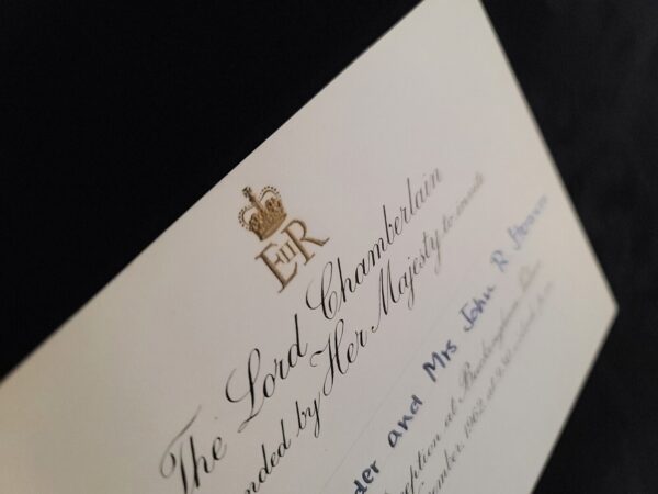 Queen Elizabeth II Invitation Royal Buckingham Palace British Royalty England UK - Image 22