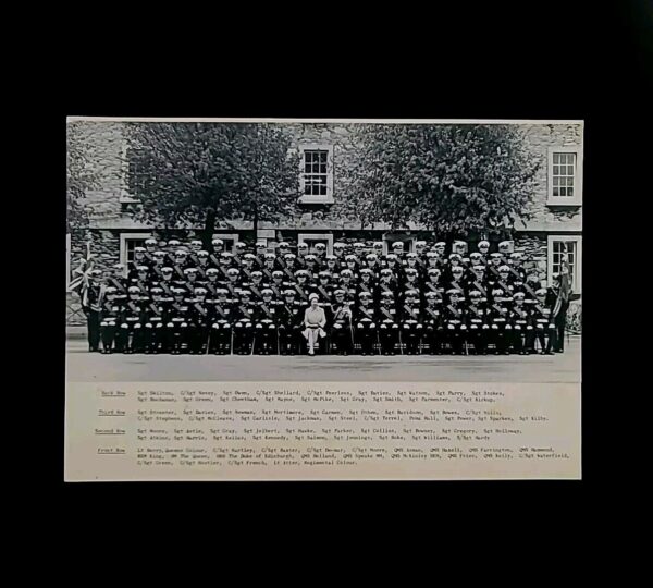 Queen Elizabeth II Royal Presentation Photo Photograph British Royalty Military