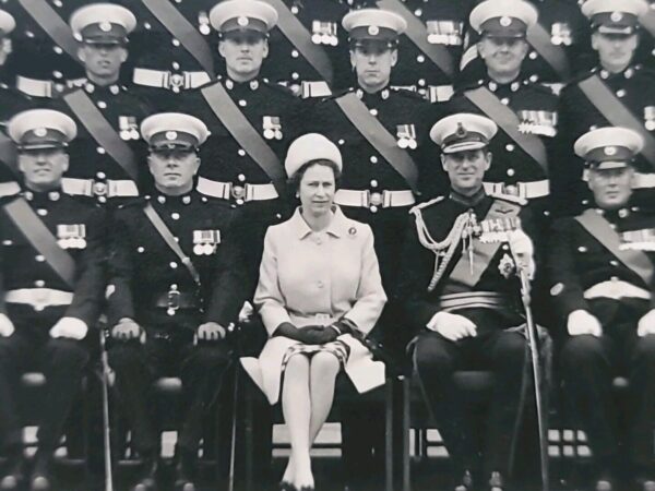 Queen Elizabeth II Royal Presentation Photo Photograph British Royalty Military - Image 2