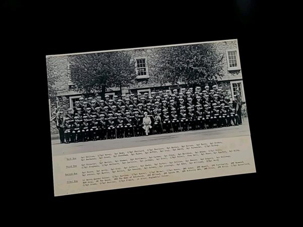 Queen Elizabeth II Royal Presentation Photo Photograph British Royalty Military - Image 3