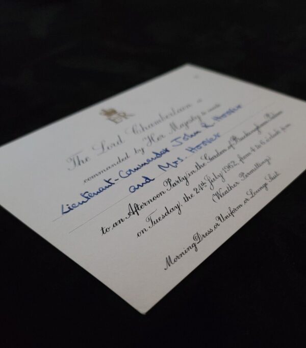 Queen Elizabeth II Invitation Buckingham Palace Garden Party British Royalty UK - Image 4